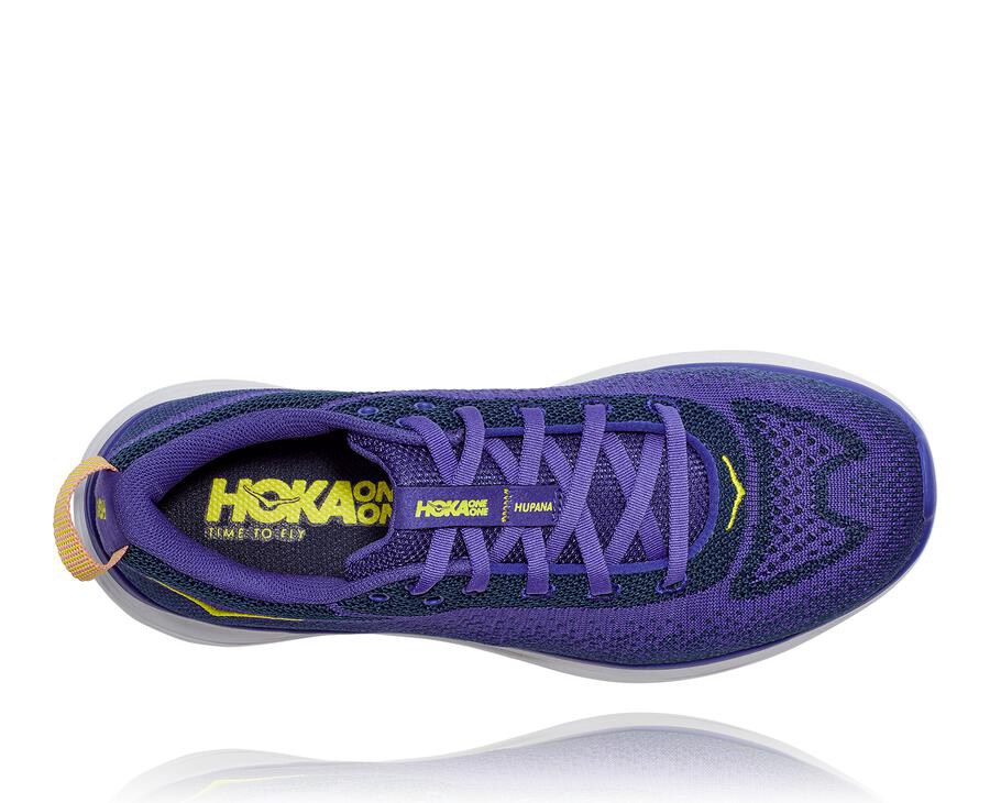 Hoka One One ランニングシューズ レディース 青/白 - フパナ フロー - SK4679283